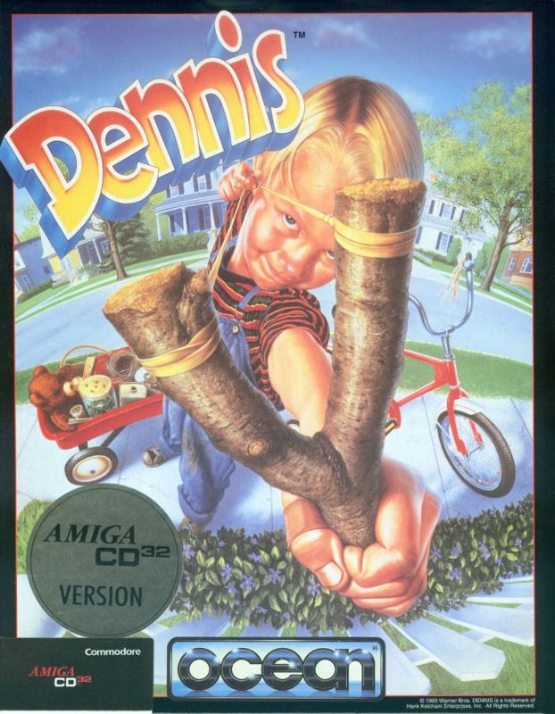 Dennis the Menace box art for Super Nintendo